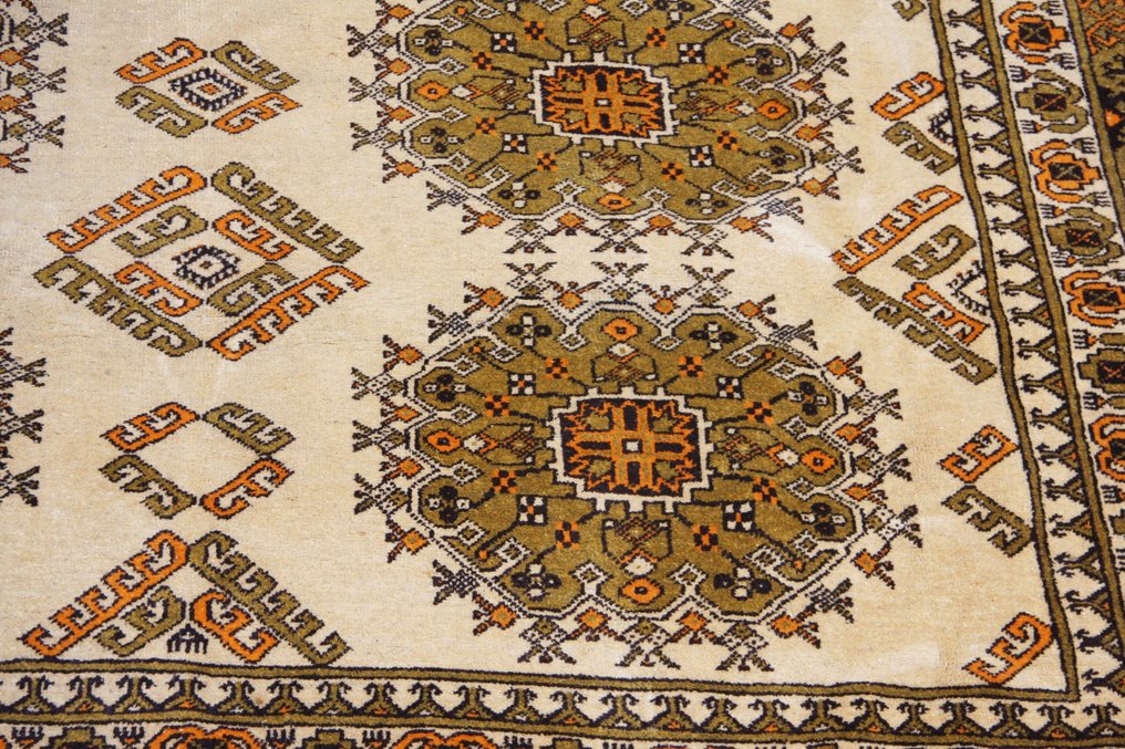 堅固的阿富汗手工羊毛金光雪松 - 小地毯 - 295 cm - 203 cm #2.2