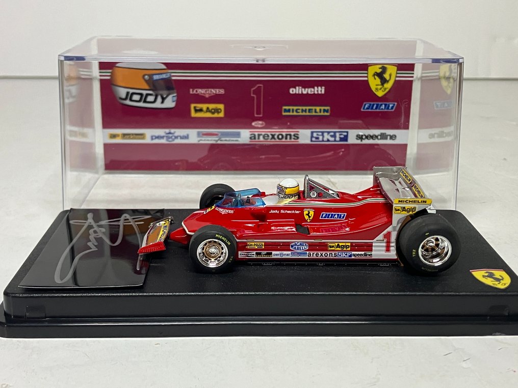 Ferrari - Monacos Grand Prix - Jody Scheckter - 1980 - Modellbil i skala 1/43  #3.1