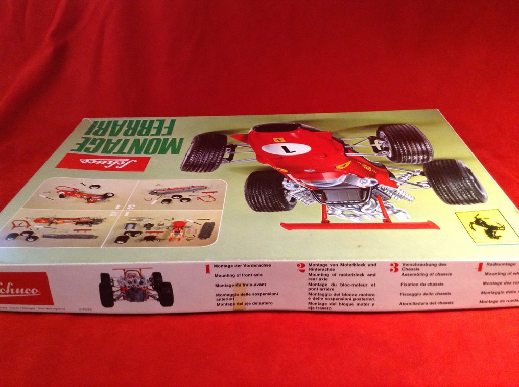 Schuco  - Tinalelu Schuco Montage (kit box) ref. #2094 - Ferrari 312 F.1 V12 1968 Jacky Ickx - 1970-1980 - Saksa #3.2