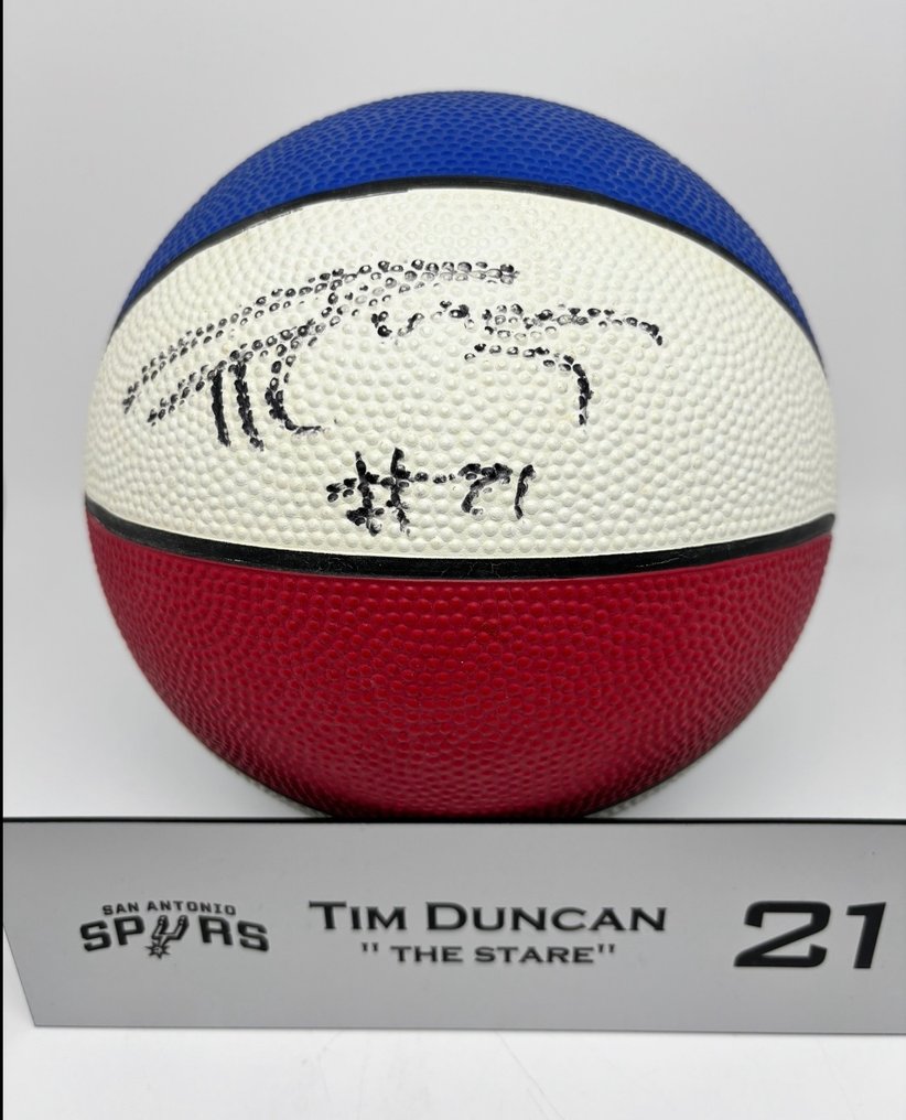 San Antonio Spurs - Tim Duncan - NBA Basketbal - Μπάλα μπάσκετ #2.2
