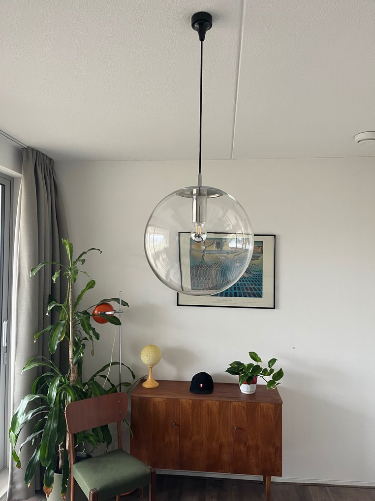 Staff Leuchten - Hængende lampe - Glas, Krom #1.1