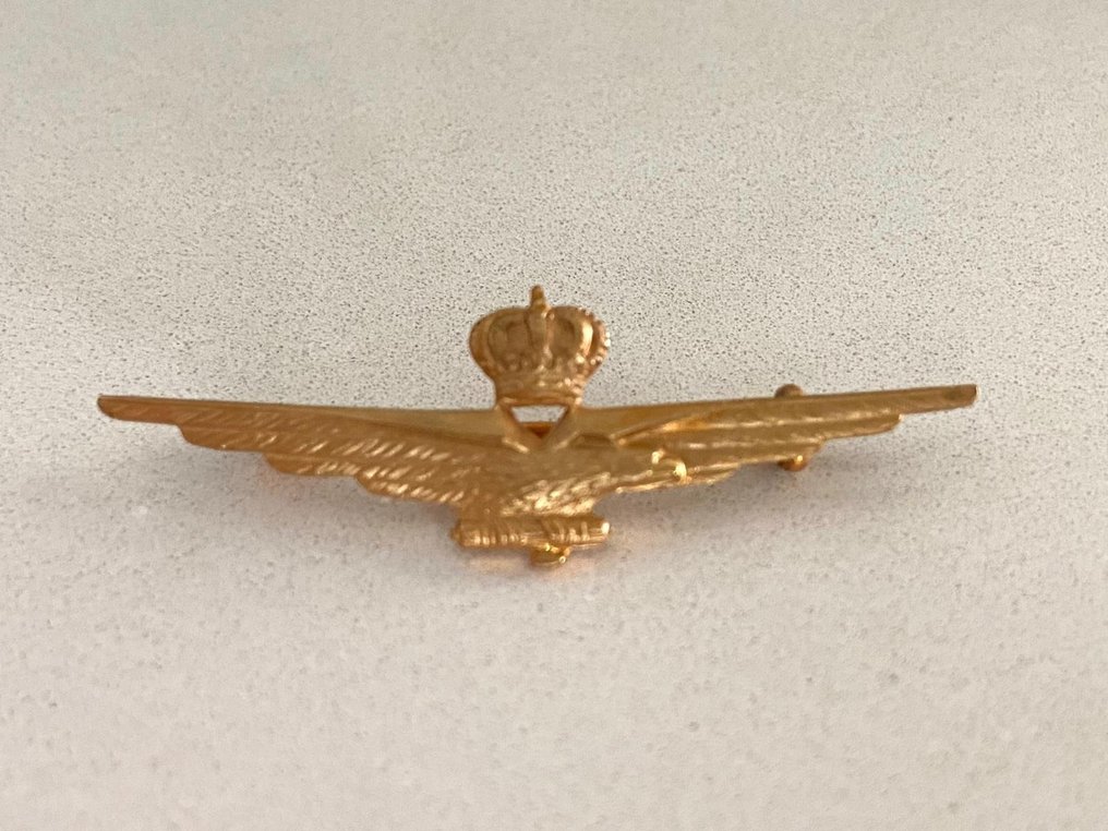 Italien - Luftwaffe - Medaille - Italia - Brevetto da Pilota della Regia Aeronautica marcato + Originale Bustina  WW2 Introvabile #2.1