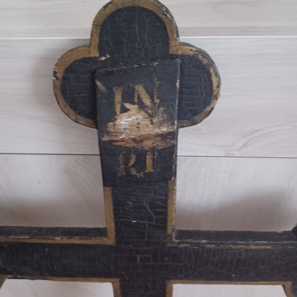  Crucifix - Lemn - 1700-1750  #1.2