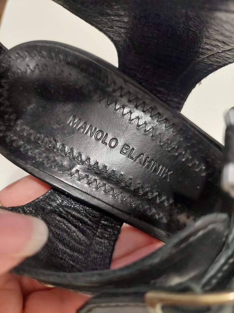 Manolo Blahnik - Sandalen met hakken - Maat: Shoes / EU 38.5 #2.1