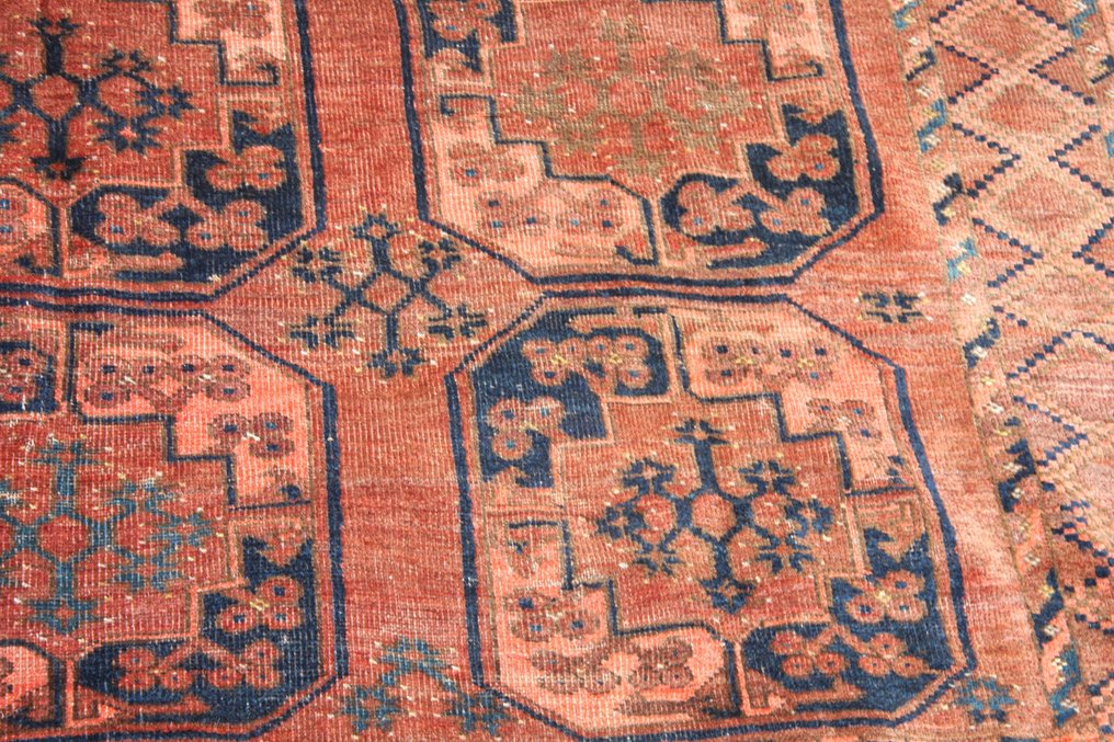 Afghan Ersari handmade wool rug circa 1900 in light copper and brown - Rug - 300 cm - 195 cm #3.1