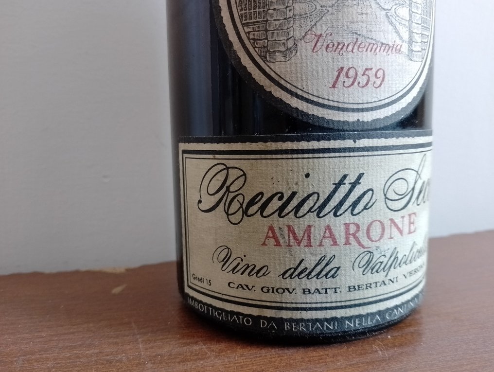 1959 Bertani - Amarone della Valpolicella - 1 Garrafa (0,72 L) #1.2