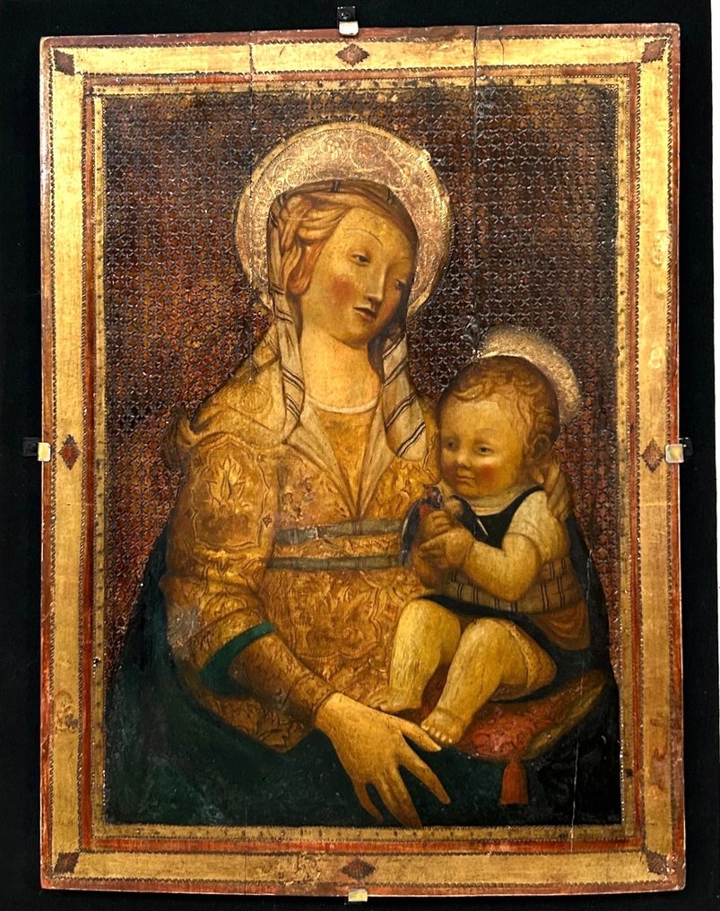 Scuola fiorentina (XVIII) - Madonna con Bambino, da un soggetto di Antonio Rossellino - NO RESERVE #2.1