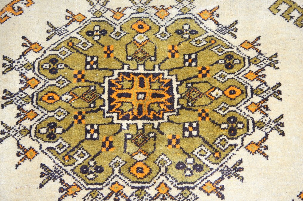堅固的阿富汗手工羊毛金光雪松 - 小地毯 - 295 cm - 203 cm #3.2