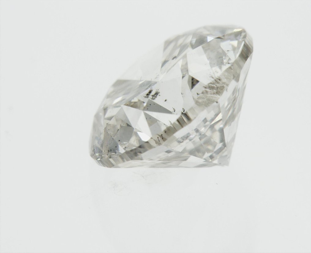 1 pcs Gyémánt  (Természetes)  - 3.01 ct - Kerek - I - SI2 - Gemewizard Gemmológiai Laboratórium (GWLab) #2.2