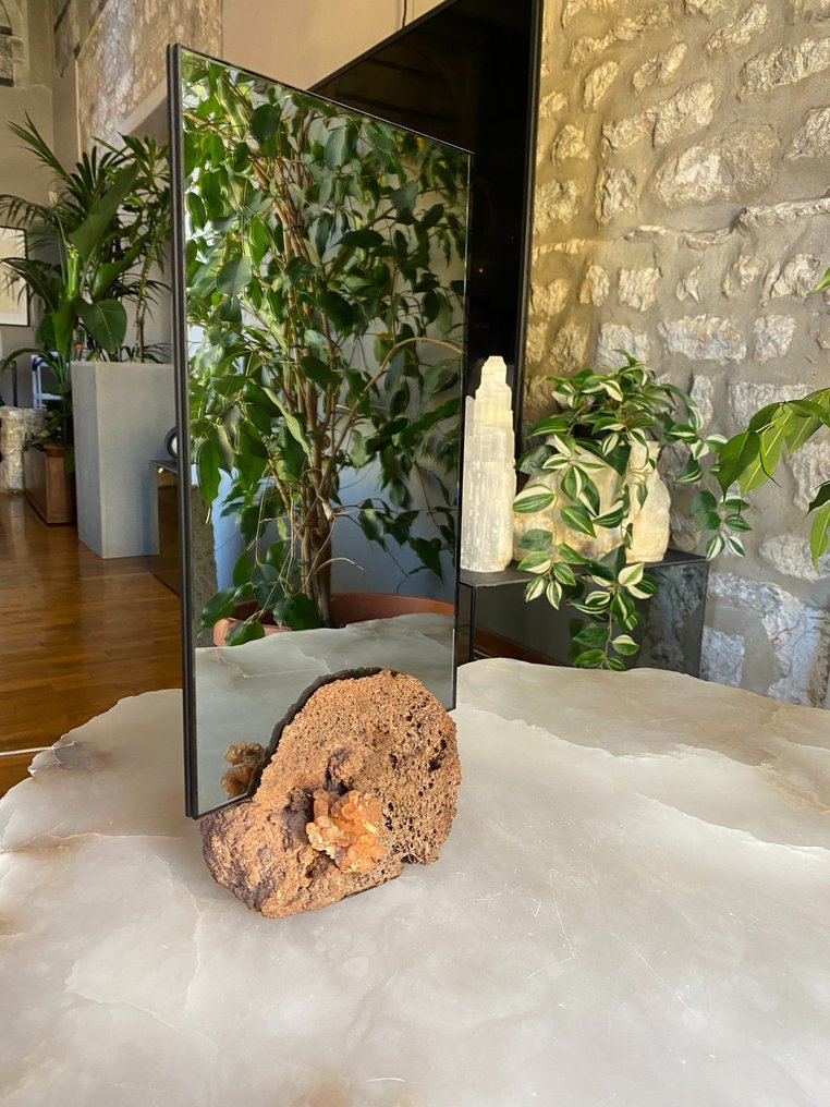 Efemem - 桌上鏡 - 镜子, 矿物, 半水晶 - 阿拉戈 #1.0