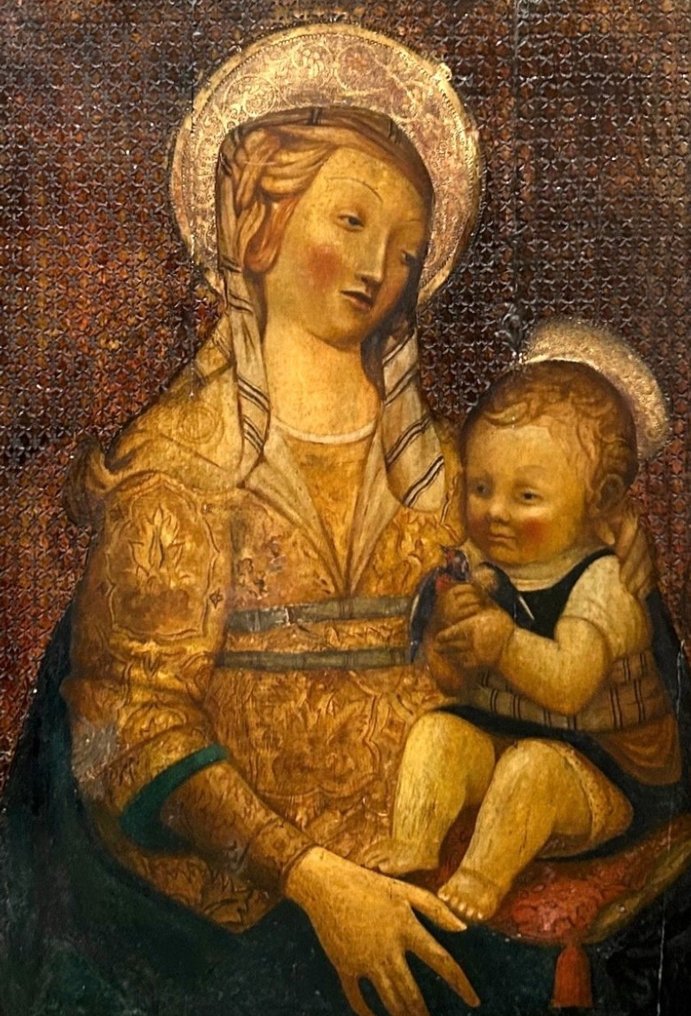 Scuola fiorentina (XVIII) - Madonna con Bambino, da un soggetto di Antonio Rossellino - NO RESERVE #1.1