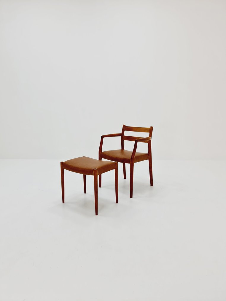 J.L. Møllers Møbelfabrik - Niels O. Moller - 椅子 (2) - 柚木 #1.2