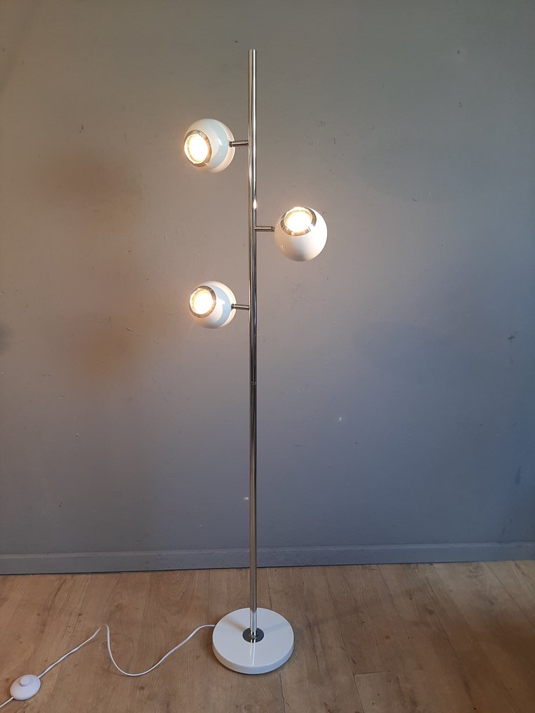 Lampadaire - Métal - Retro lampes de borne 3x #1.0