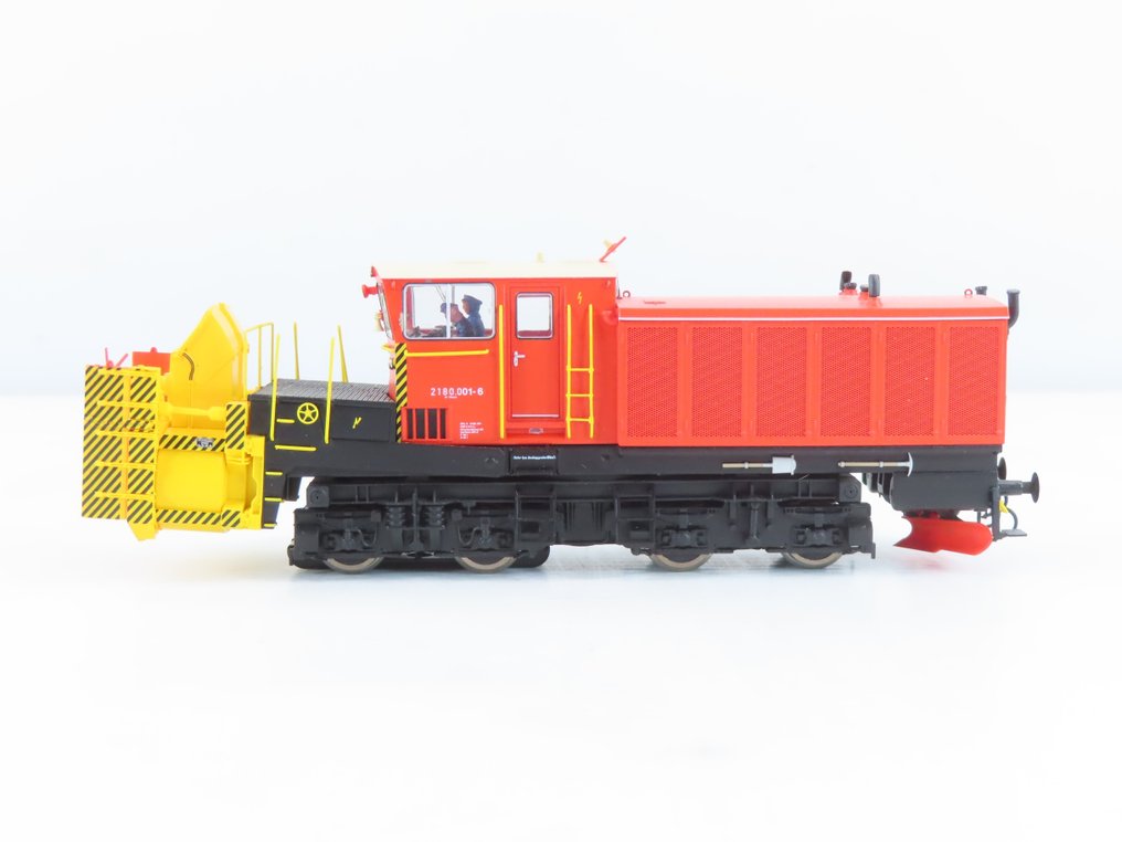 Roco H0 - 78798 - Diesel lokomotiv (1) - Rh 2180 Selvgående Beilhack snøfreser - ÖBB #2.1