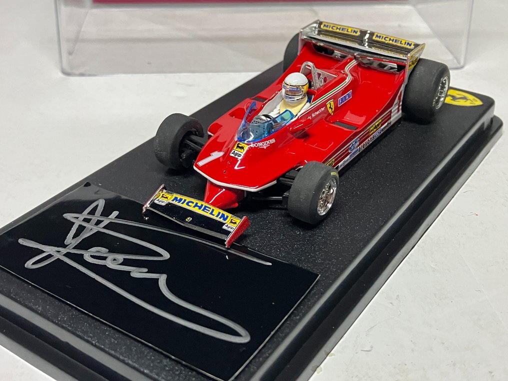 Ferrari - Monacos Grand Prix - Jody Scheckter - 1980 - Modelbil i skala 1/43  #3.2