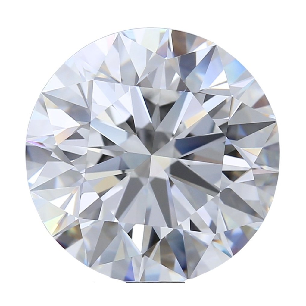 1 pcs Gyémánt  (Természetes)  - 5.01 ct - Kerek - E - VVS1 - Amerikai Gemmológiai Intézet (GIA) #1.1