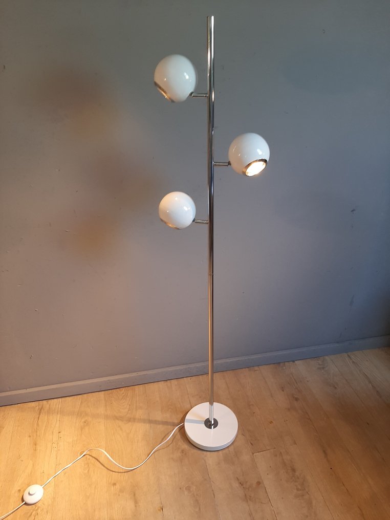 Lampadaire - Métal - Retro lampes de borne 3x #1.0