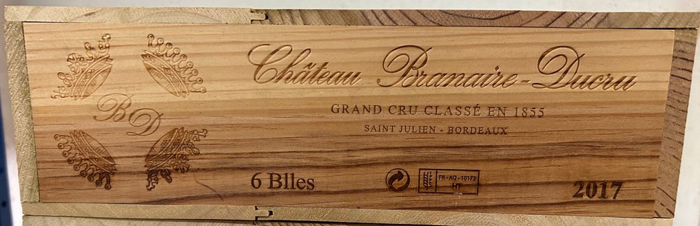 2017 Château Branaire-Ducru - Μπορντό Grand Cru Classé - 6 Bottles (0.75L) #1.1