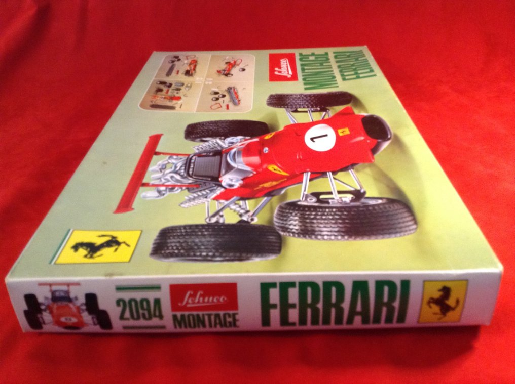 Schuco  - Leksak i metall Schuco Montage (kit box) ref. #2094 - Ferrari 312 F.1 V12 1968 Jacky Ickx - 1970-1980 - Tyskland #3.1
