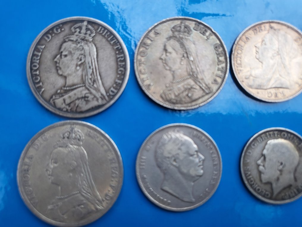 Nagy-Britannia. A Collection of 11x British Silver Coins, CHOICE SELECTION #3.2
