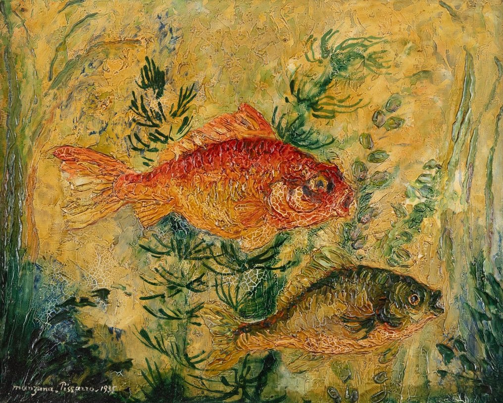 Georges Manzana Pissarro (1871-1961) - Les poissons #3.1