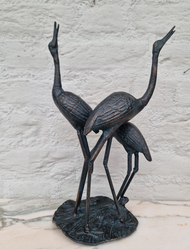 Statuetta - Bird group - Ferro #1.2