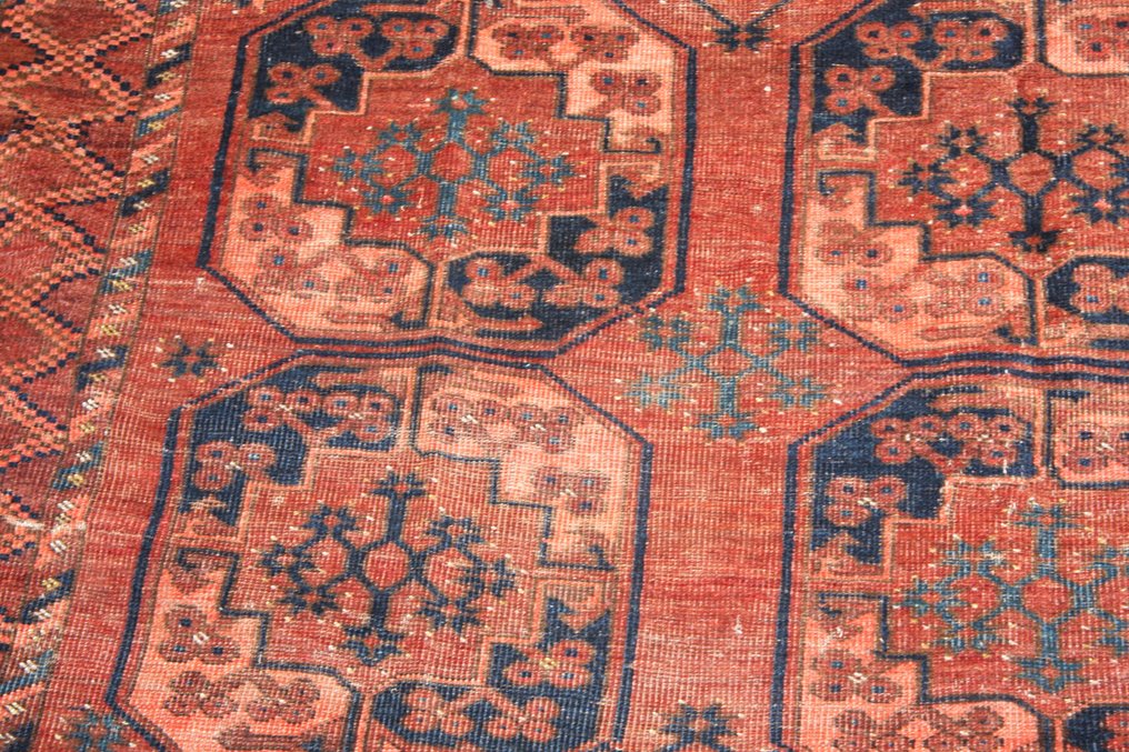 Afghan Ersari handmade wool rug circa 1900 in light copper and brown - Rug - 300 cm - 195 cm #1.3
