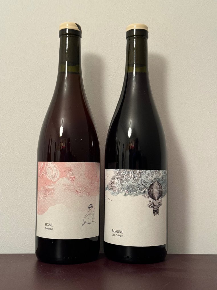 Les Horees; 2023 Rose Bonheur & 2022 Beaune Les Prevolles - Burgundia - 2 Butelki (0,75l) #1.1