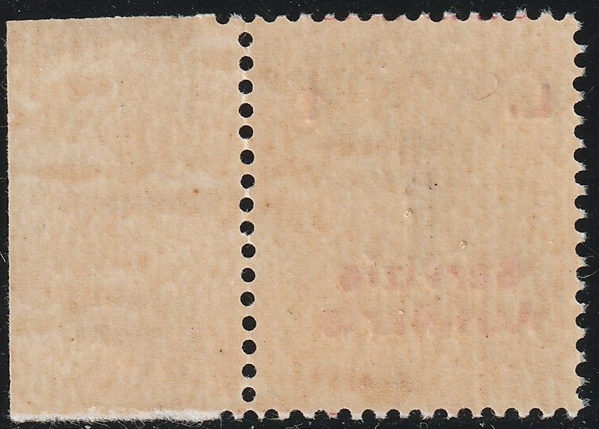 Local Issues - Guidizzolo  - 1945 Authorized Delivery Variety L.1 moved up Sass n.2Ab Bdf MNH** rare and luxury #2.1