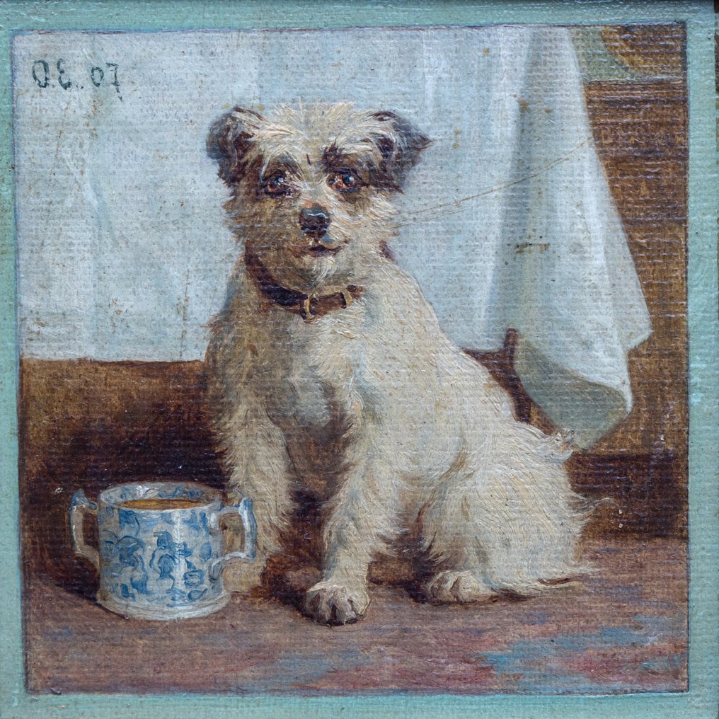 Otto Eerelman (1839-1926) - Hondje met beker #1.1