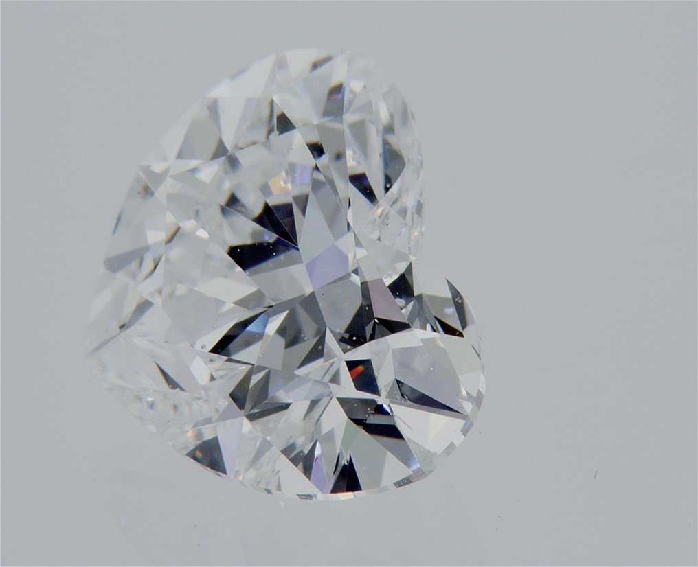 1 pcs Diamante  (Naturale)  - 3.51 ct - Cuore - D (incolore) - SI1 - Gemological Institute of America (GIA) #2.2
