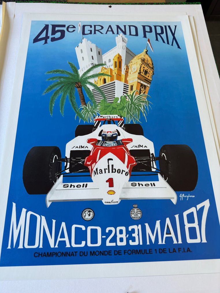 A. Borgheresi - F1 - Grand Prix van Monaco 1987 #1.2
