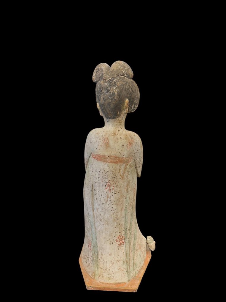 Oldtidens Kina, Tang-dynastiet Terrakotta Fat Lady med TL-test fra QED Laboratoire - 53 cm #1.2