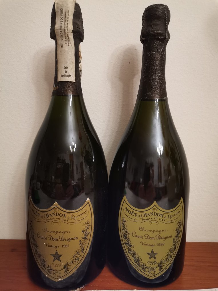 Dom Pérignon, 1992 & 1985 - 香槟地 Brut - 2 Bottles (0.75L) #1.1