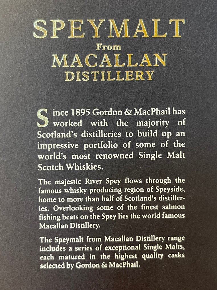 Macallan 1990 - Speymalt - Gordon & MacPhail  - b. 2012  - 70 cl #2.1