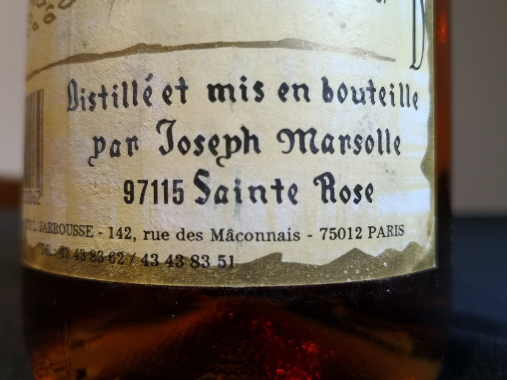 Domaine de Séverin 'Joseph MARSOLLE' - Vieux Rhum Agricole  - b. 1980-luku - 100cl #2.1