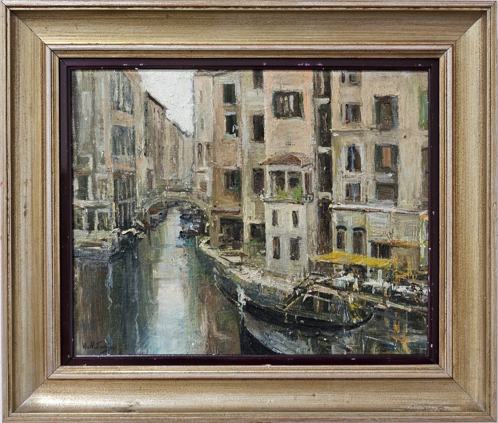 Ugo Matania (1888 - 1979) - Canale di Venezia #2.1