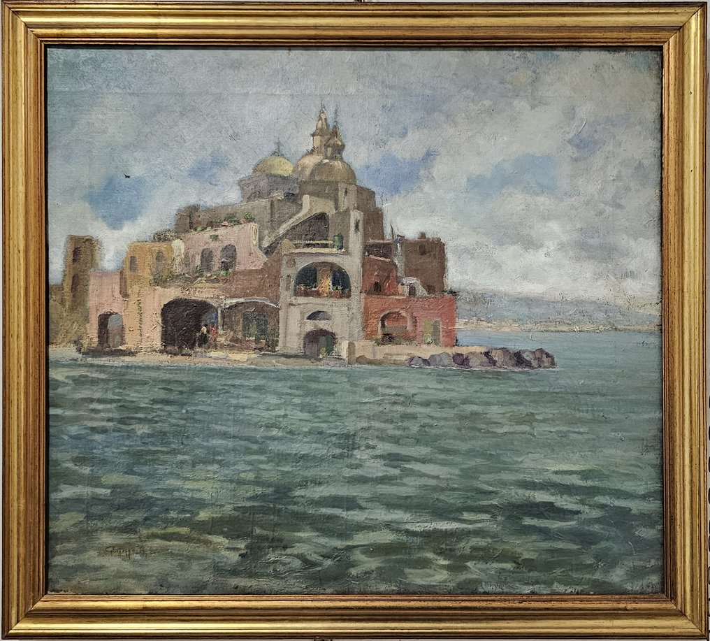 Giuseppe Aprea (1876 - 1946) - Marina di Napoli #1.2