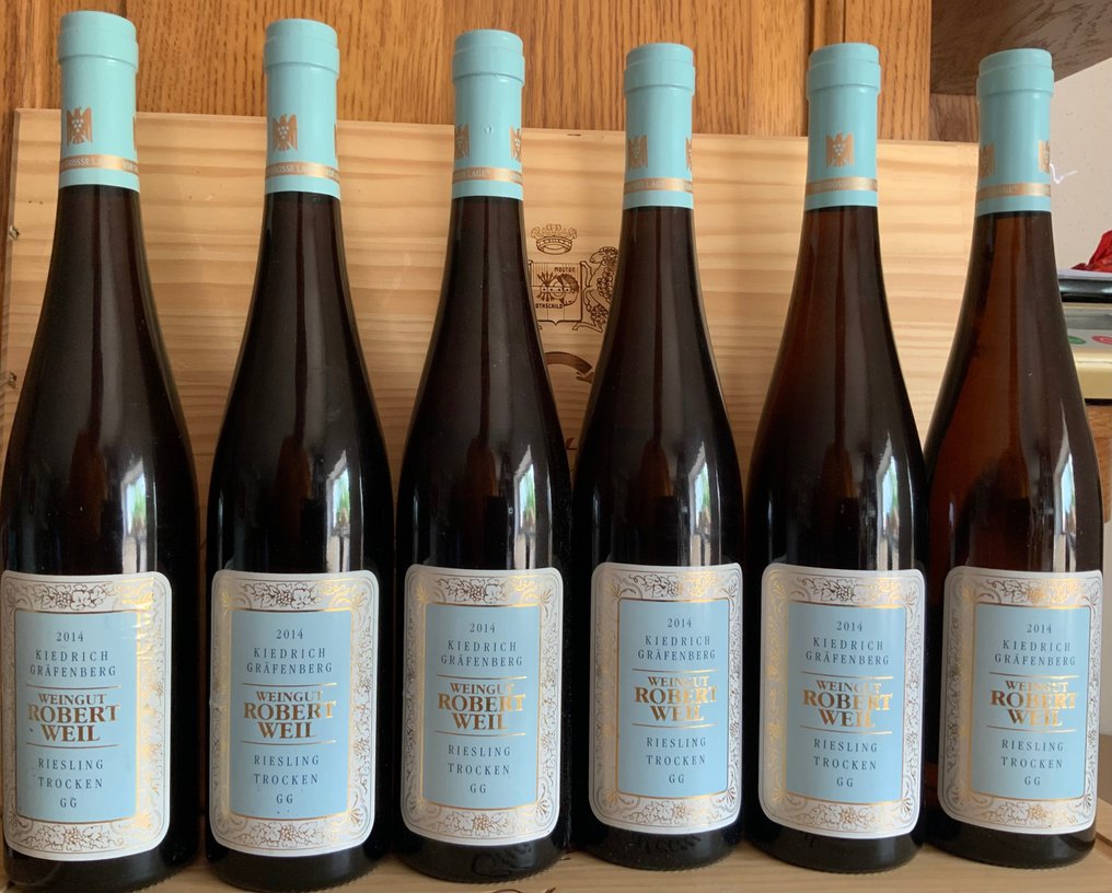 2014 Weingut Robert Weil Kiedricher Grafenberg Riesling - Rheingau Grosses Gewächs - 6 Bottles (0.75L) #1.2