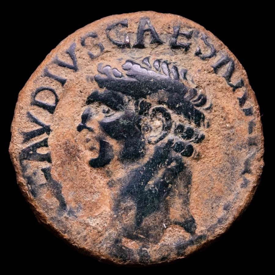 Império Romano. Cláudio (41-54 DC). As from Rome mint 41-50 AD - CONSTANTIAE  AVGVSTI, Constantia.  (Sem preço de reserva) #1.1