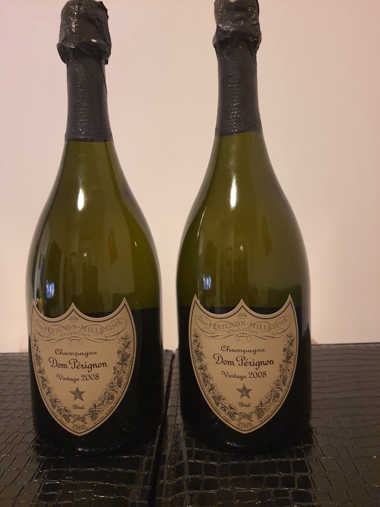 2008 Dom Pérignon - Champagne Brut - 2 Flessen (0.75 liter) #1.1