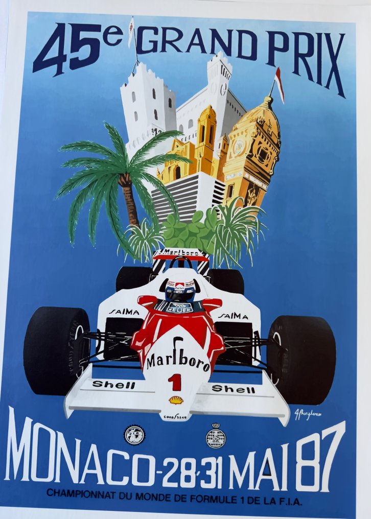 A. Borgheresi - F1 - Grand Prix van Monaco 1987 #2.1