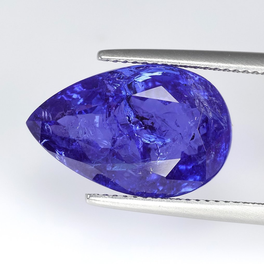 紫罗兰色, 蓝色 坦桑石  - 14.66 ct - 国际宝石研究院（IGI） #2.1