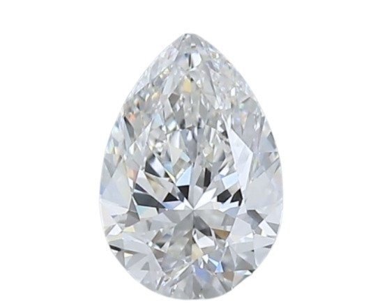 1 pcs Diamant  (Naturelle)  - 1.00 ct - Poire - D (incolore) - VVS2 - Gemological Institute of America (GIA) #1.1