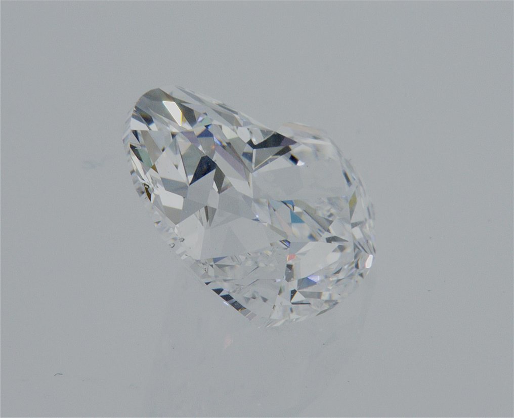 1 pcs Diamant  (Natural)  - 3.51 ct - Inimă - D (fără culoare) - SI1 - GIA (Institutul gemologic din SUA) #3.1