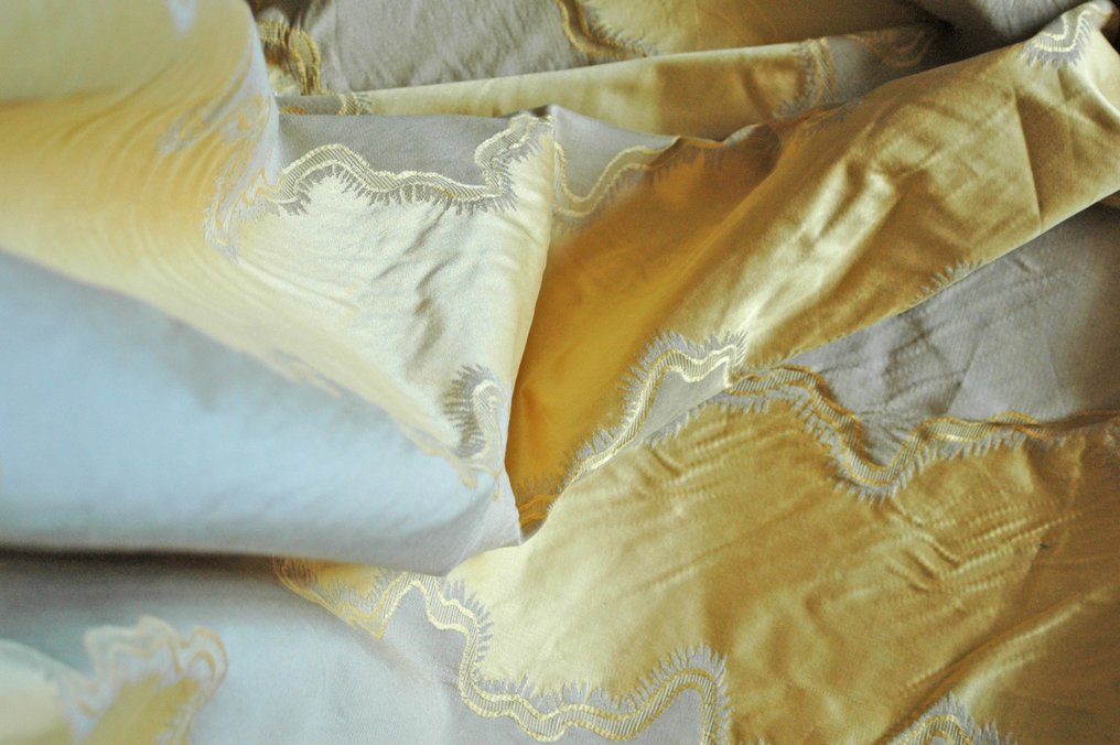SanLeucio1789 - 法爾內塞金色條紋錦緞 - 紡織品  - 500 cm - 140 cm #2.3