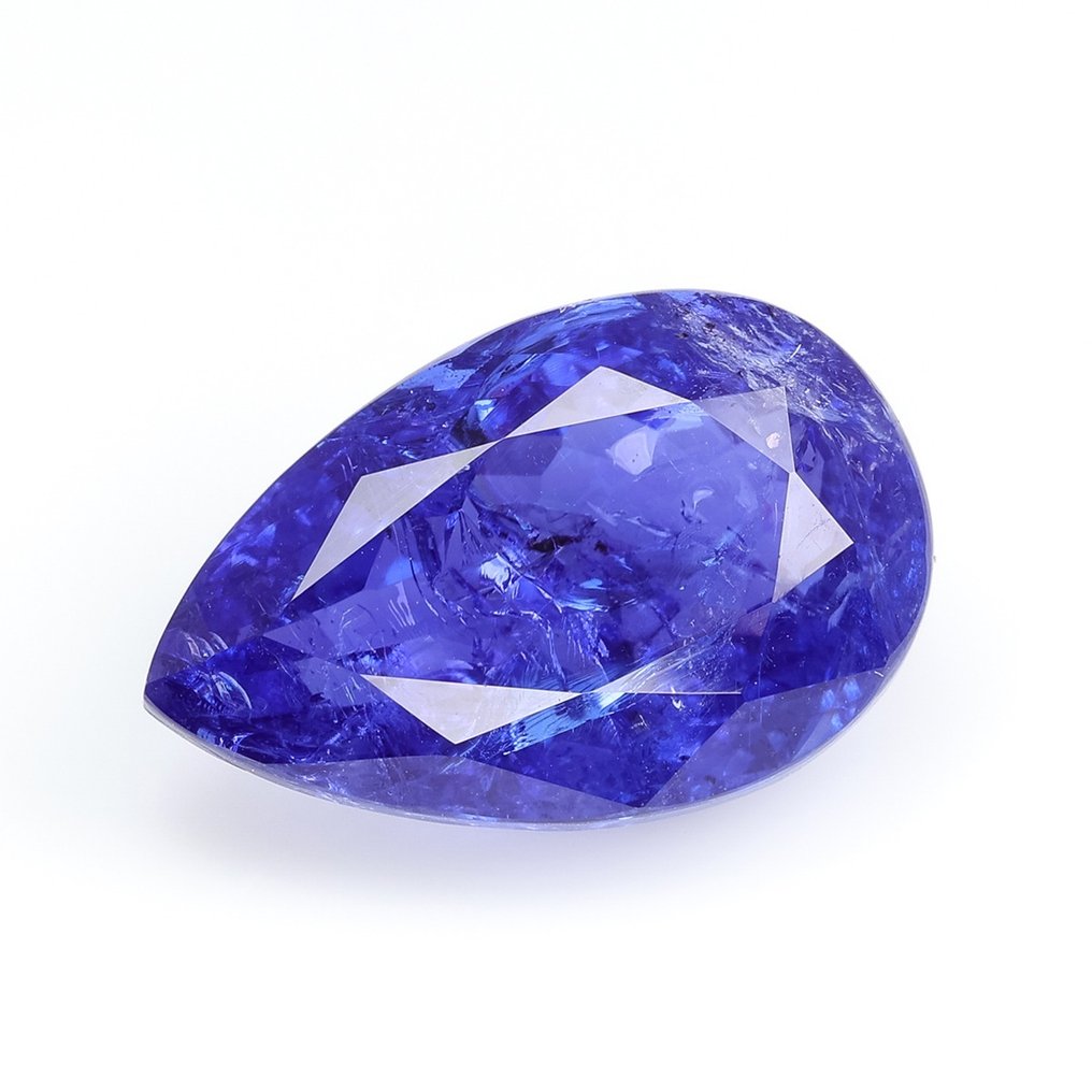 Blue, Violet Tanzanite  - 14.66 ct - International Gemological Institute (IGI) #1.1