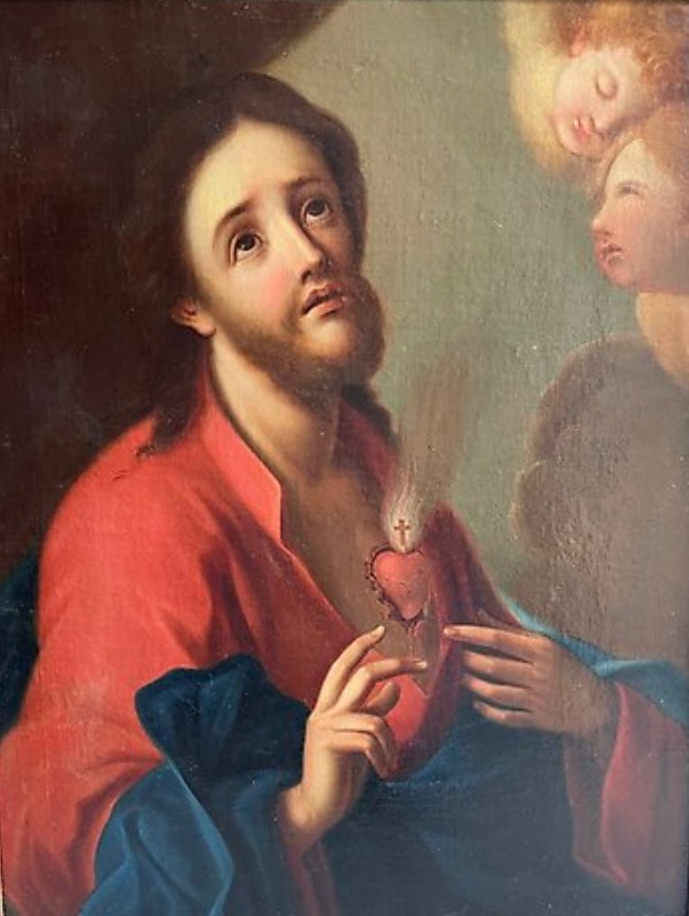 Scuola italiana (XIX) - Sacro cuore di Gesù #1.1