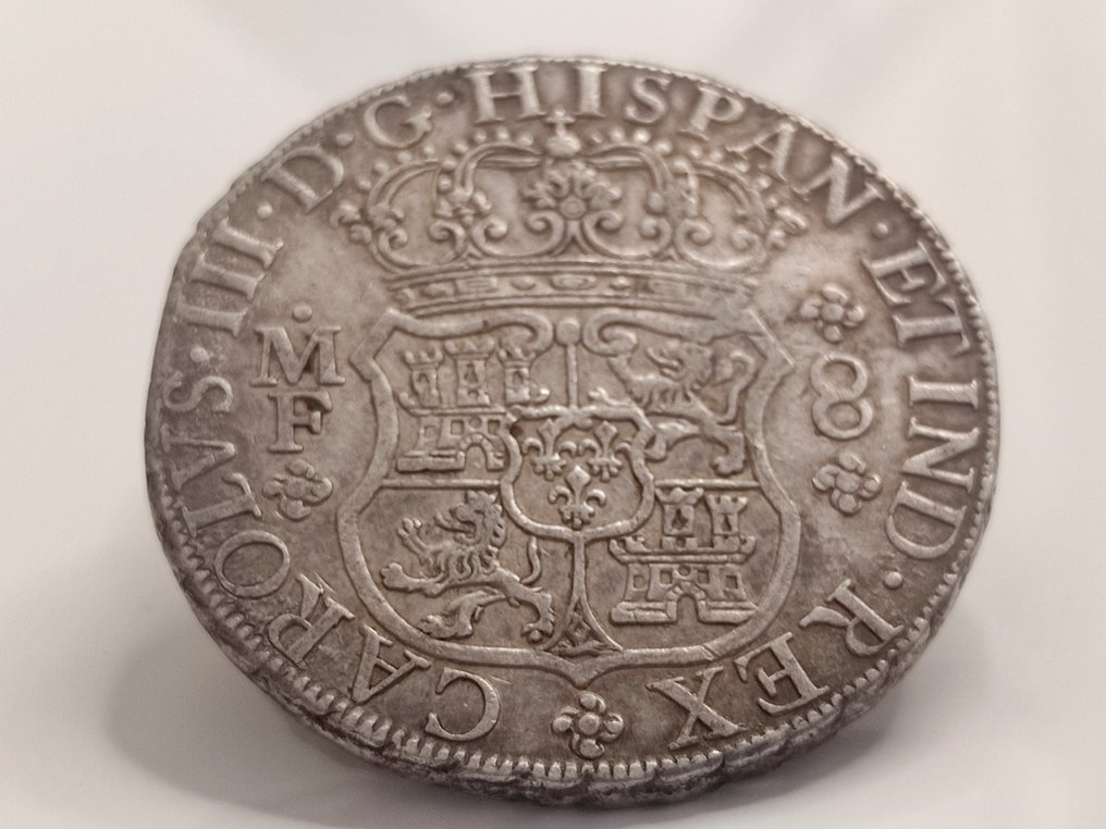 Spagna. Carlos III (1759-1788). 8 Reales 1767 Mexico MF #2.1