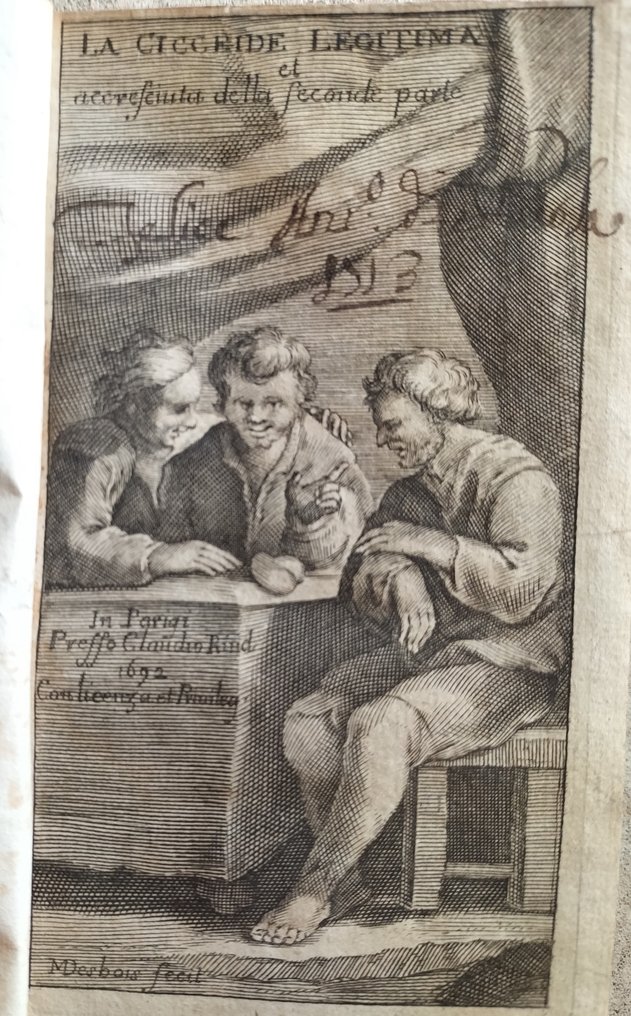 Lazzarelli Giovanni Francesco - La Cicceide Legittima - 1692 #1.1
